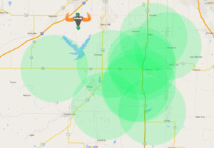 GoBrolly Internet Service Area