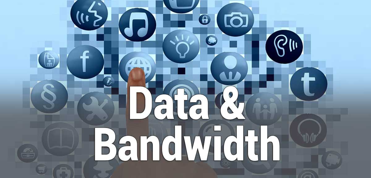 summary of data and bandwidth