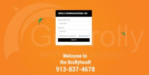 Account Manager Screenshot GoBrolly