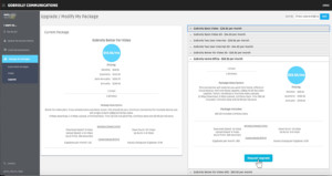 Request Upgrade to your GoBrolly Internet Package