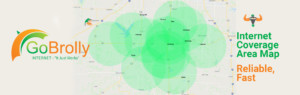 GoBrolly Internet Service Coverage Map