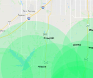 Map of Spring Hill, Kansas