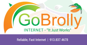 GoBrolly Logo and Phone Number
